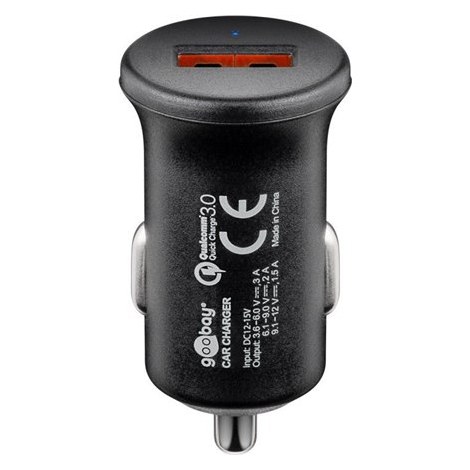 Goobay 45162 Quick Charge QC3.0 USB car fast charger - 4